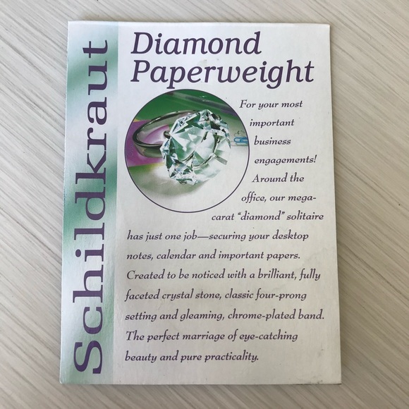 Diamond Engagement Ring Paperweight - Picture 5 of 6